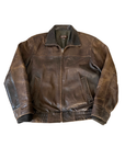 Darla Leather Bomber