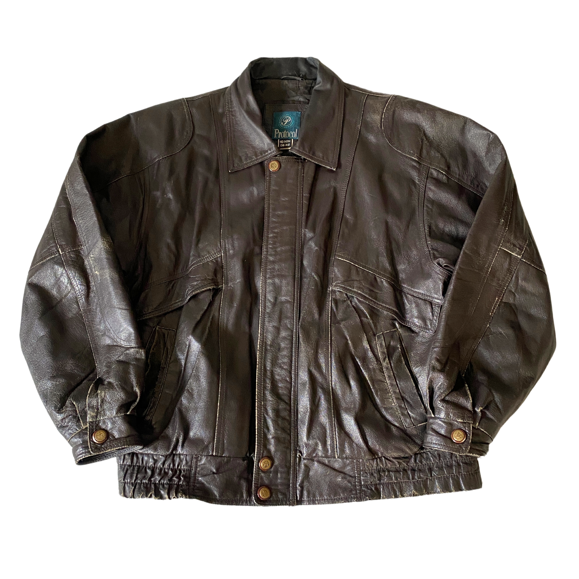 Protocol Leather Bomber