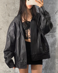 The Old Mill Leather Bomber