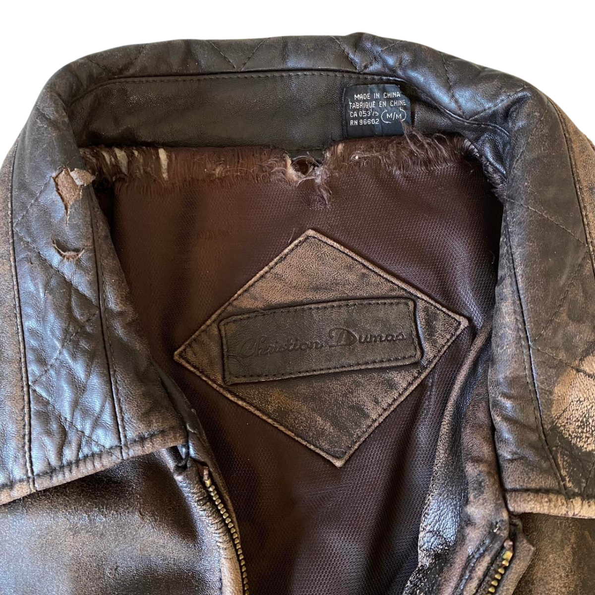 Dumas Leather Bomber