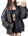 The Old Mill Leather Bomber