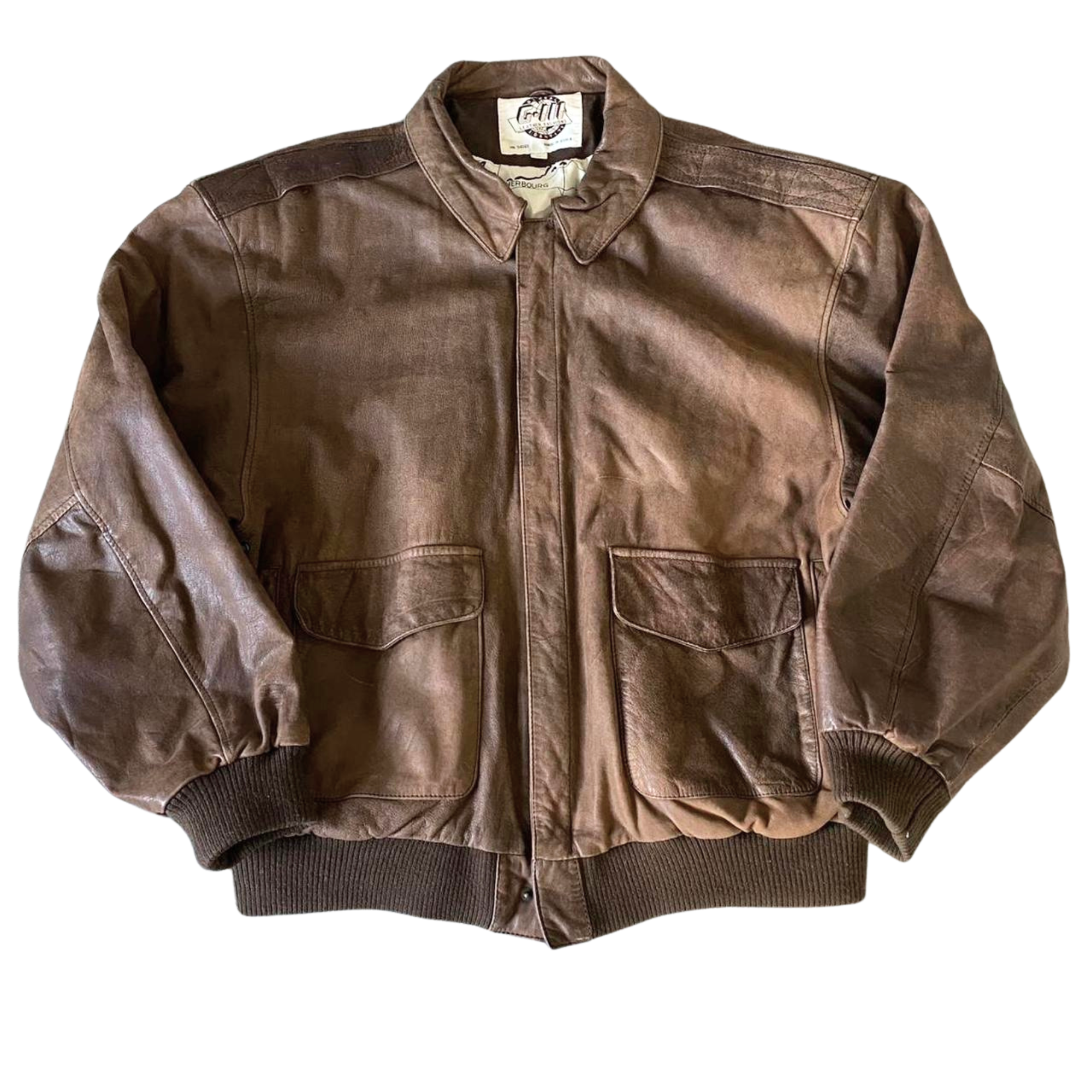 Oak Leather Bomber