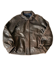 Nautica Leather Bomber