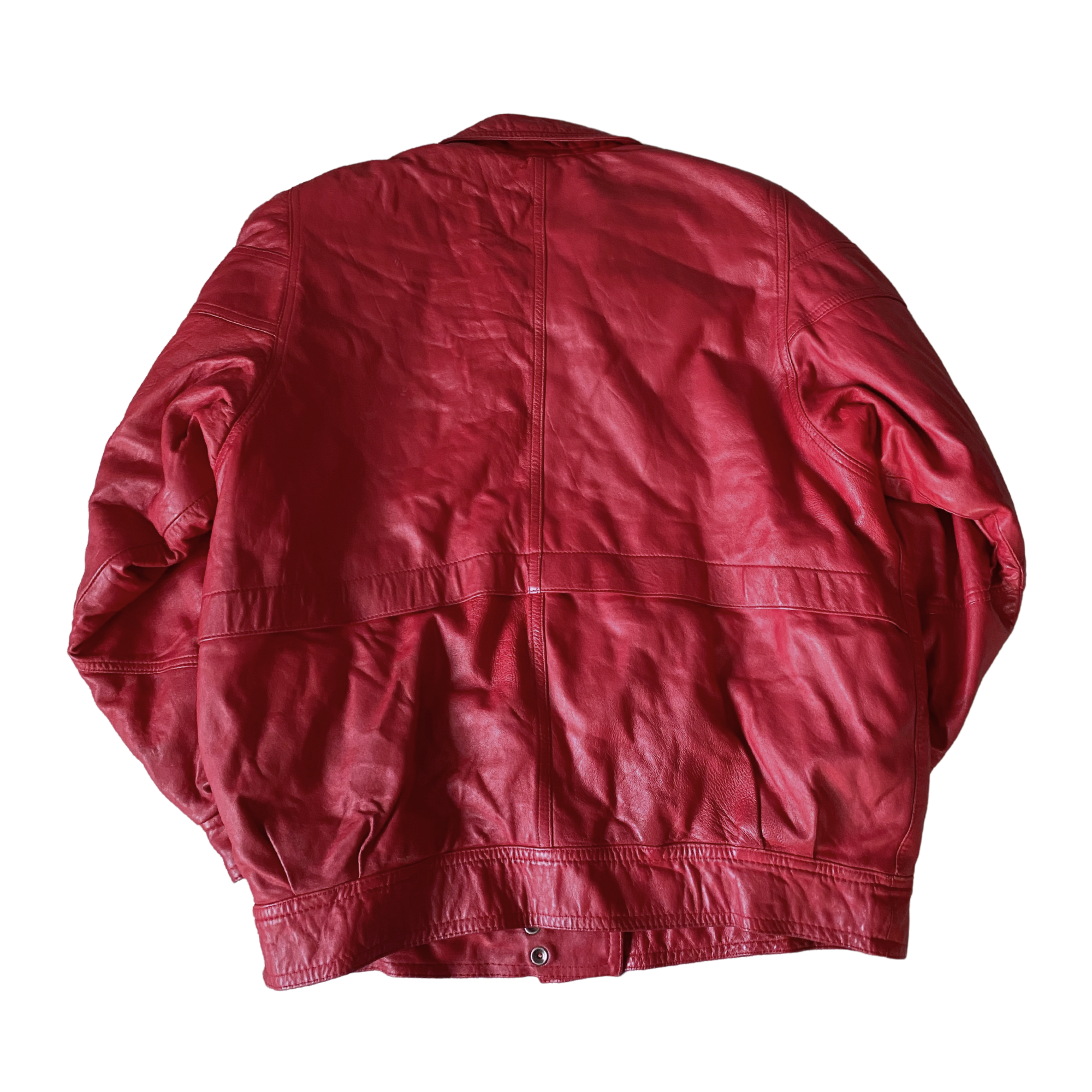 Valois Leather Bomber