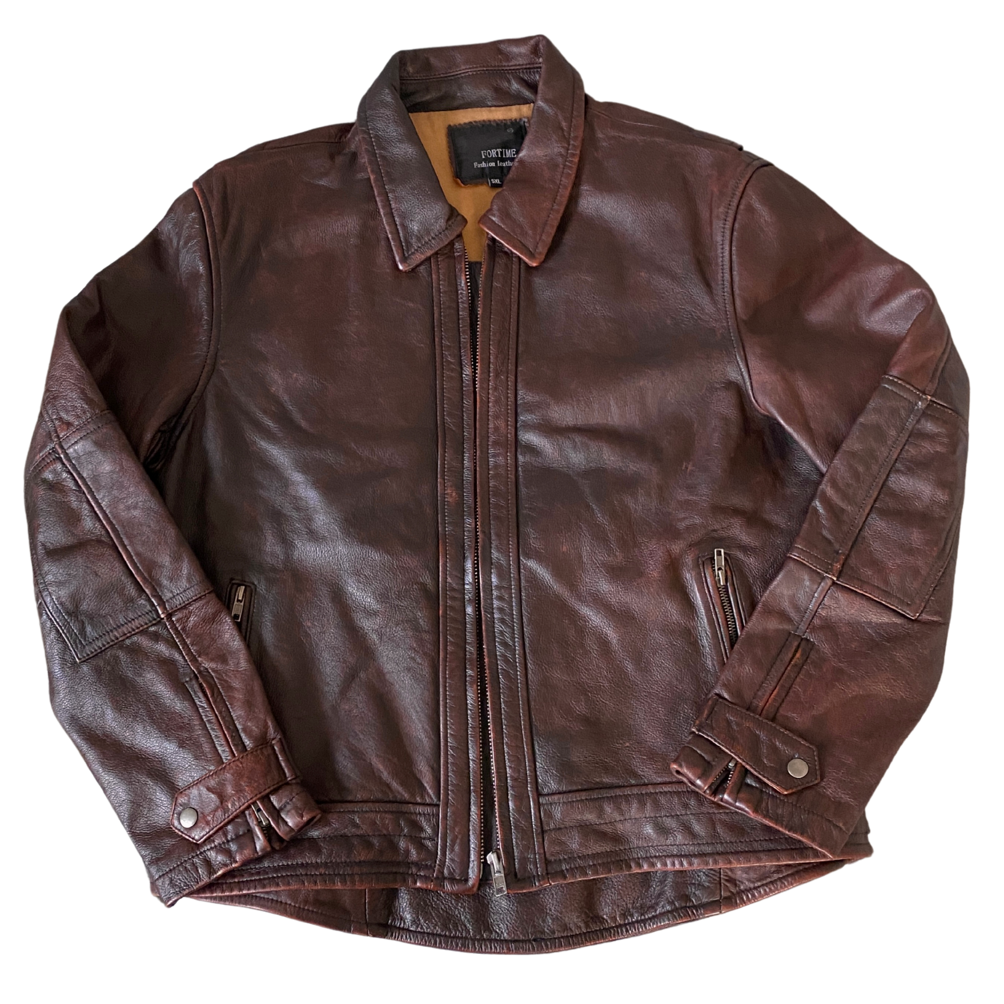 Fortime Leather Jacket