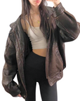 Oscar Leather Bomber