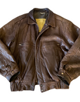 Bilermain Leather Bomber