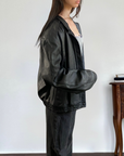 Jacky Leather Bomber