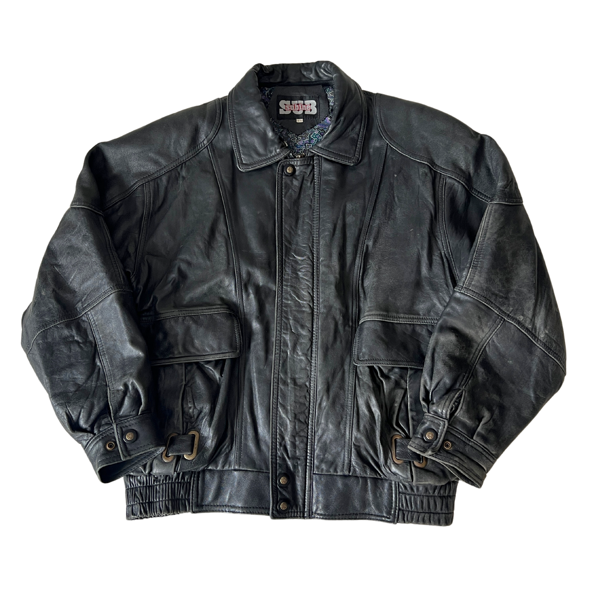 Sub Leather Bomber