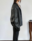 Jacky Leather Bomber