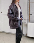 Hide House Leather Bomber