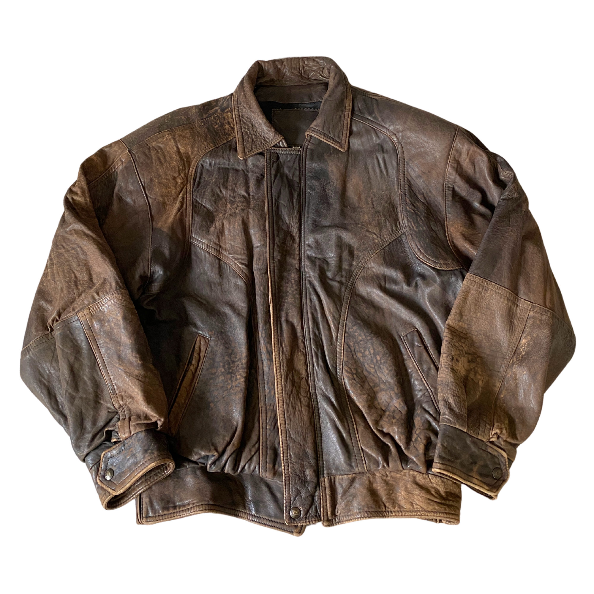 Dumas Leather Bomber