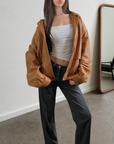 London Leather Bomber