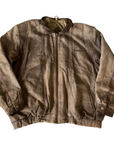 Crombie Leather Bomber