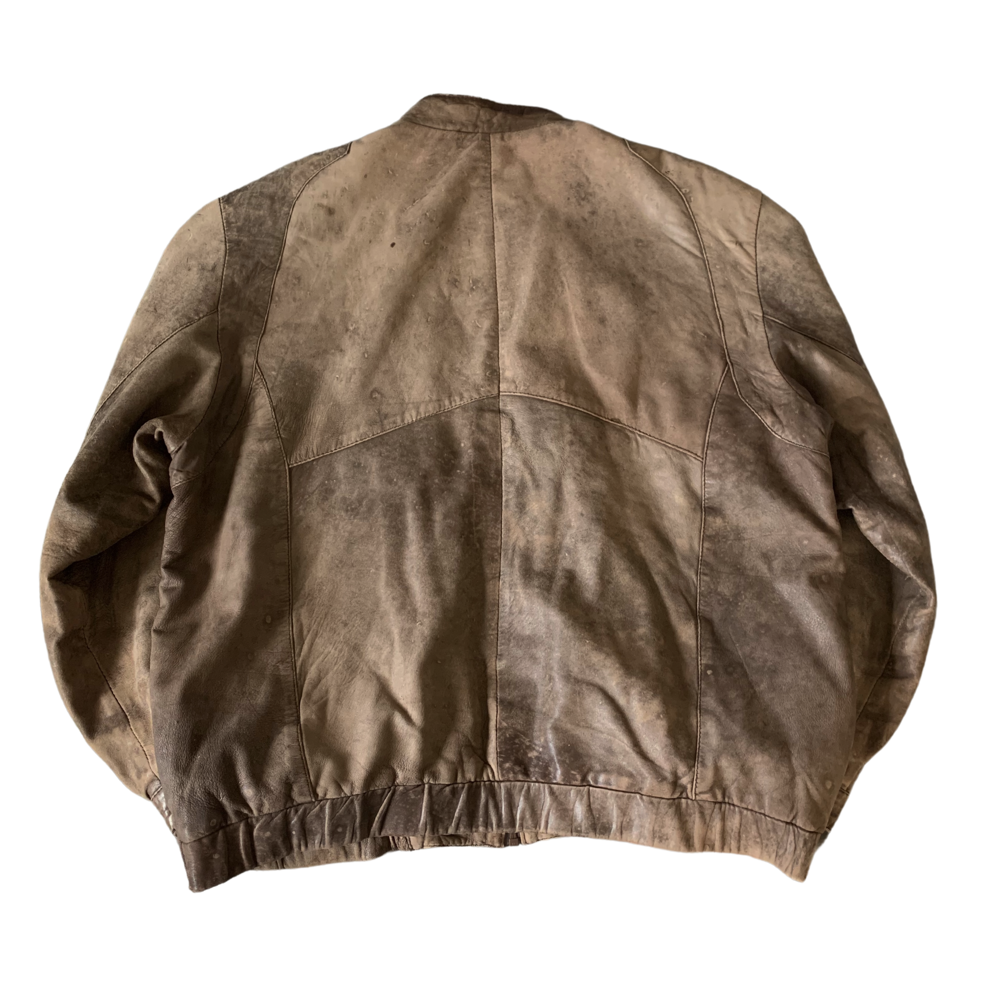 Crombie Leather Bomber