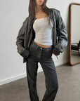 Argus Leather Bomber