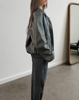 Argus Leather Bomber