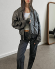 Argus Leather Bomber