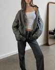 Argus Leather Bomber