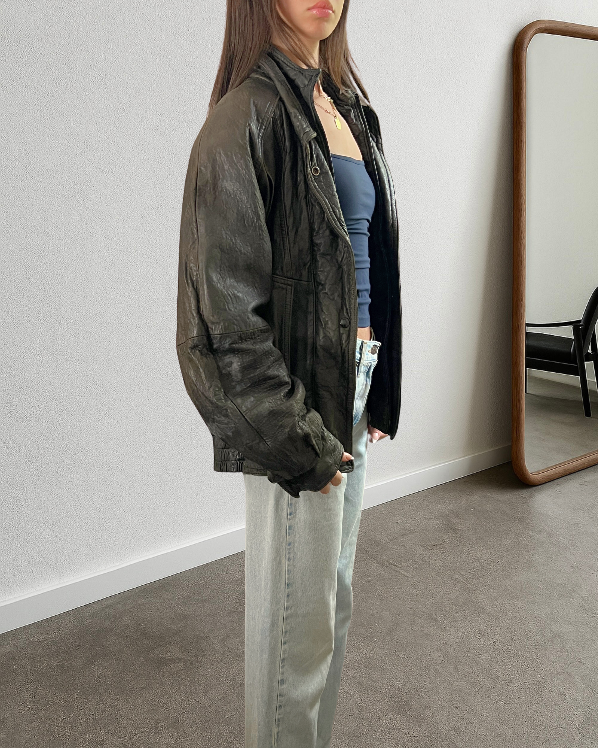 Ocean Leather Bomber