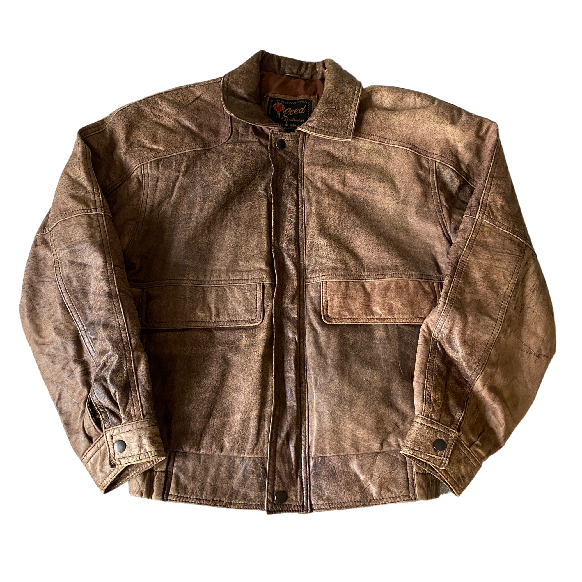 Reed Leather Bomber