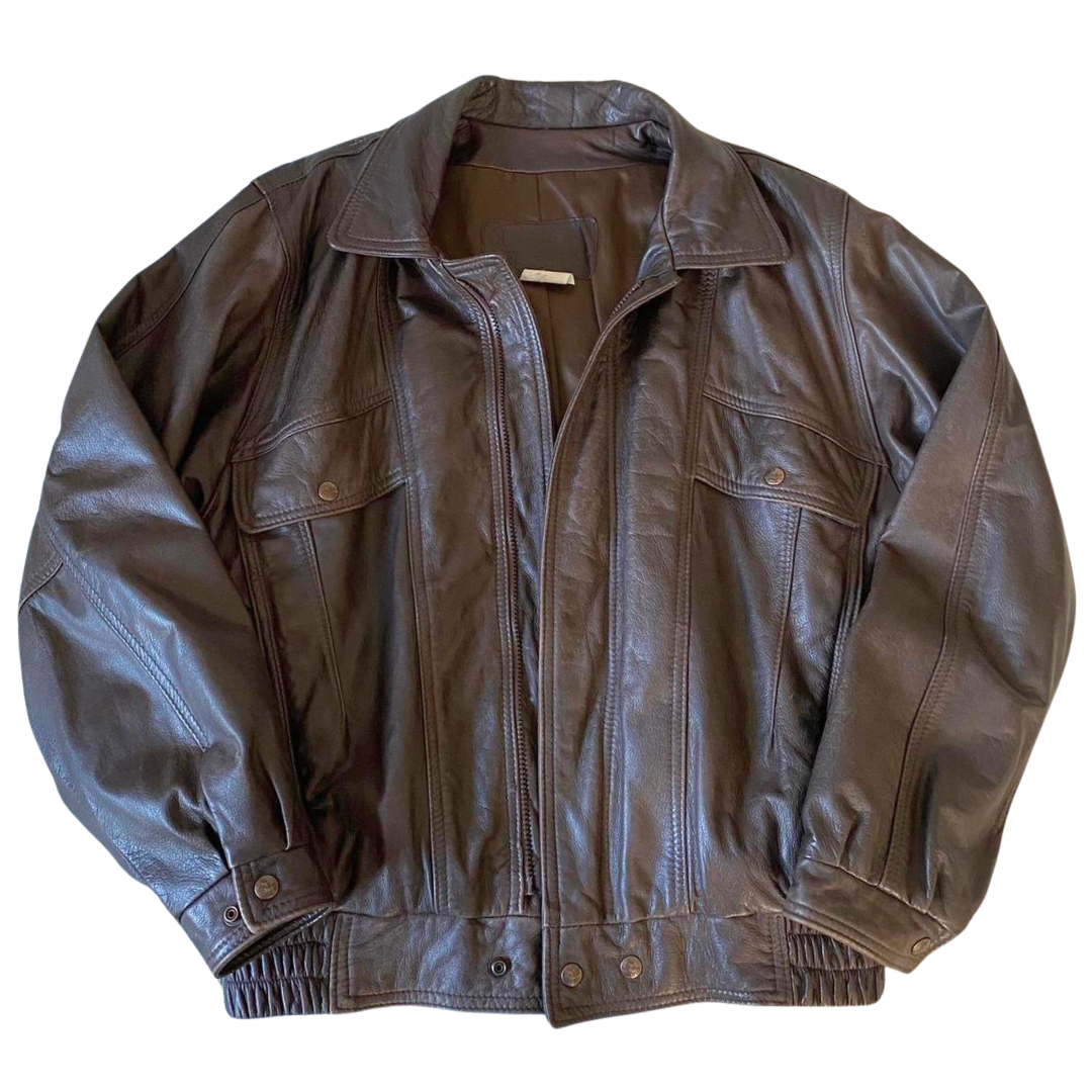 Leather Ranch Brown Bomber