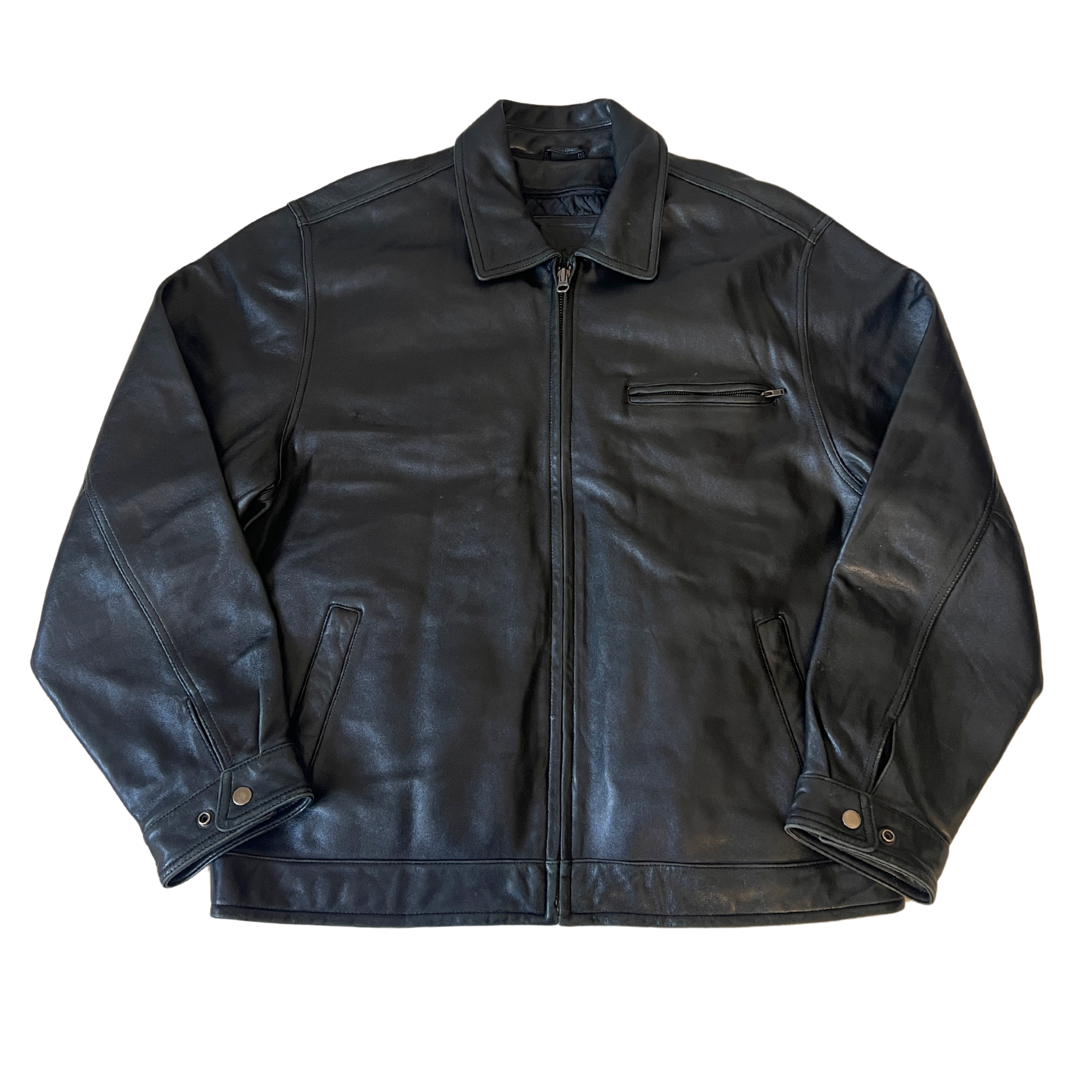 Elle Leather Bomber