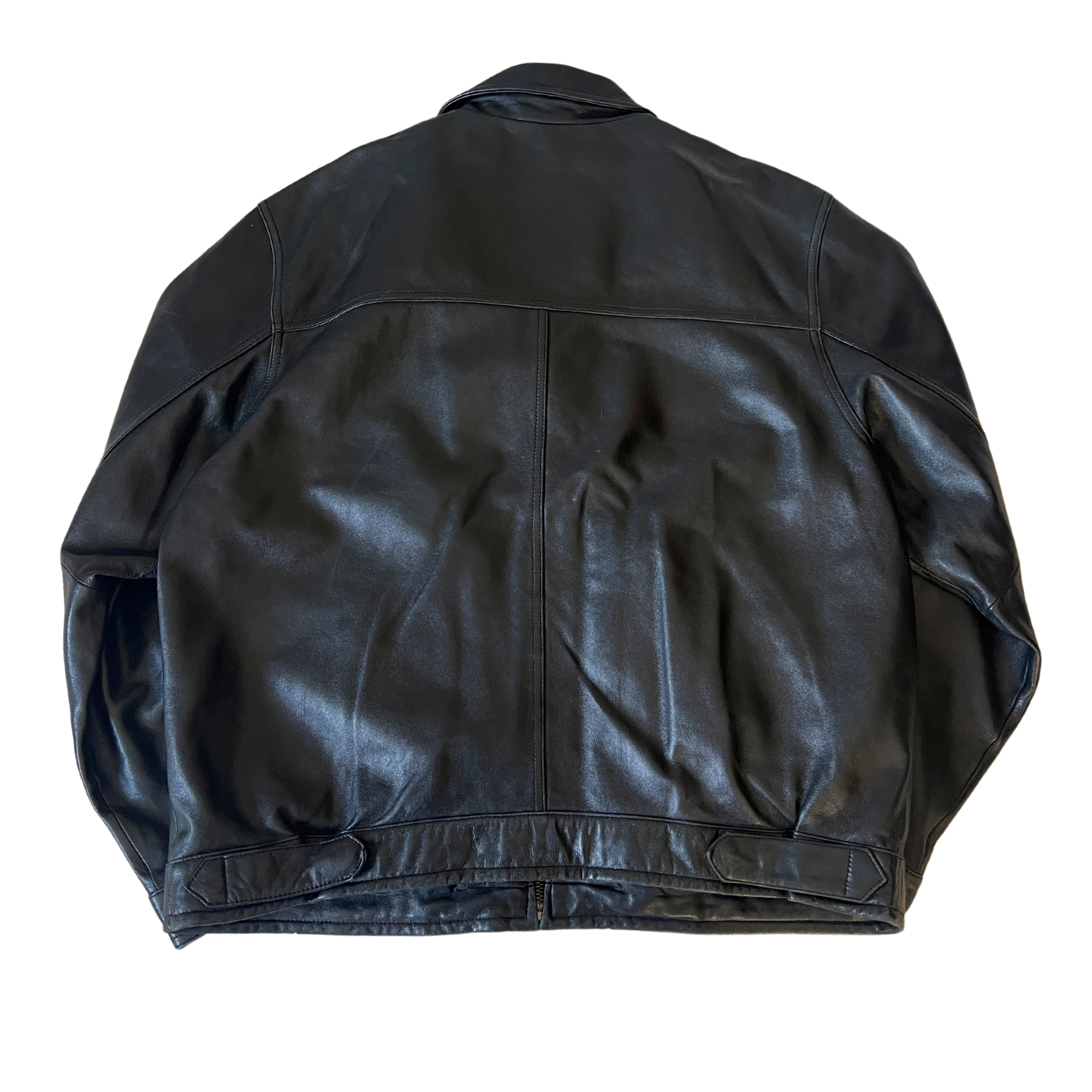 Elle Leather Bomber