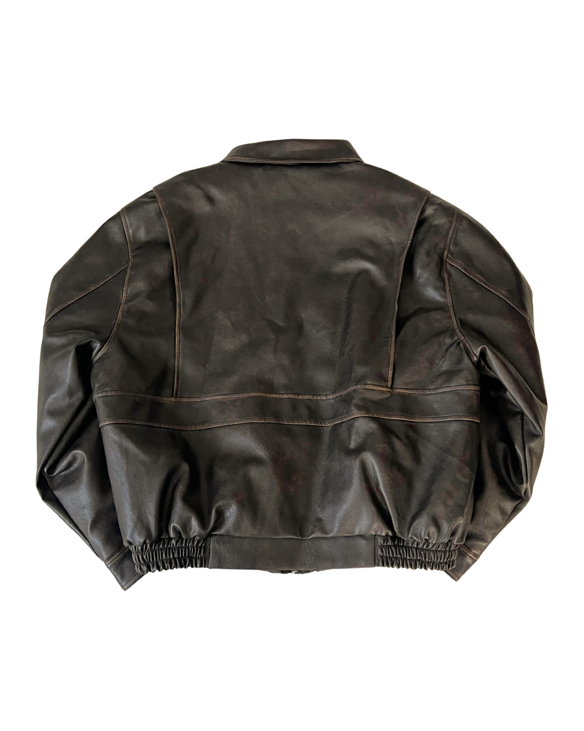 BRN Vegan Leather Bomber