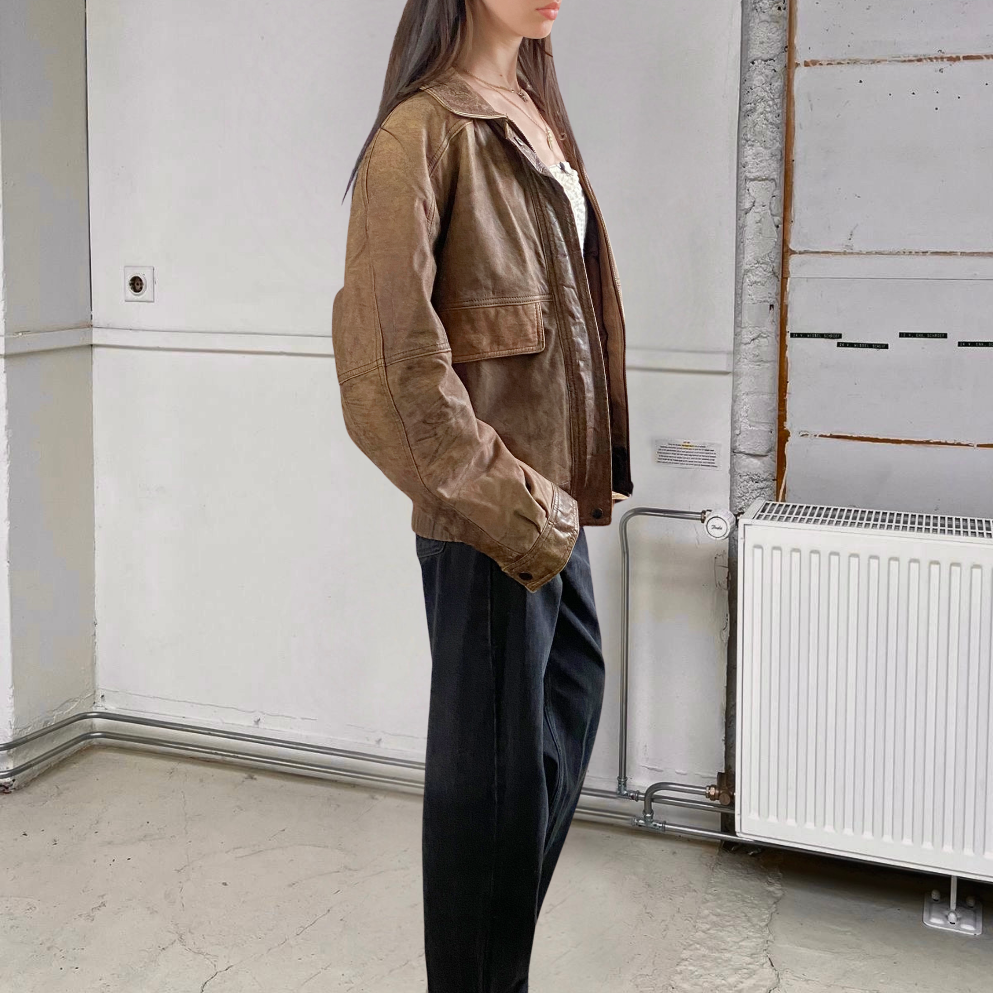 Reed Leather Bomber