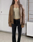 Reed Leather Bomber