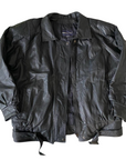 Improptu Leather Bomber