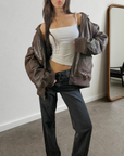 Danier Leather Bomber