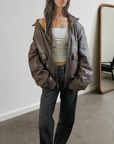 Danier Leather Bomber