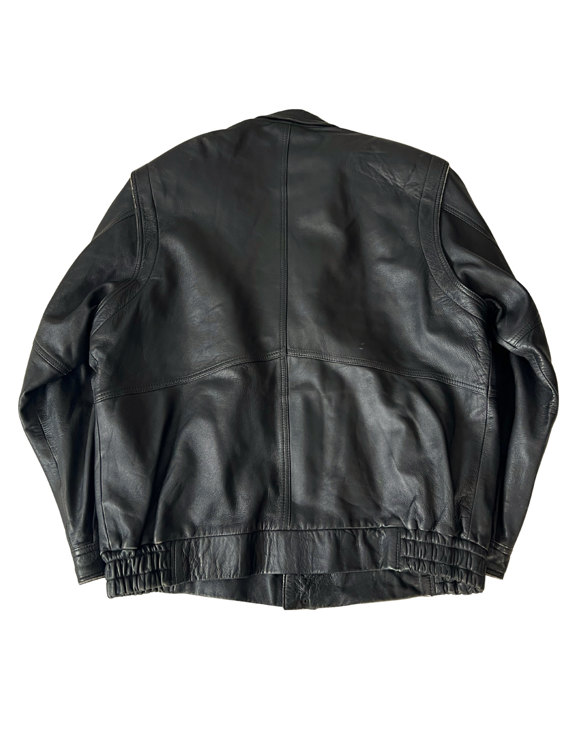 Leo Leather Bomber