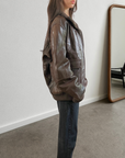 Danier Leather Bomber