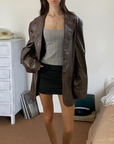 Oshman Leather Blazer