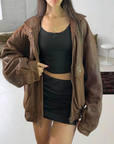 AO Leather Bomber