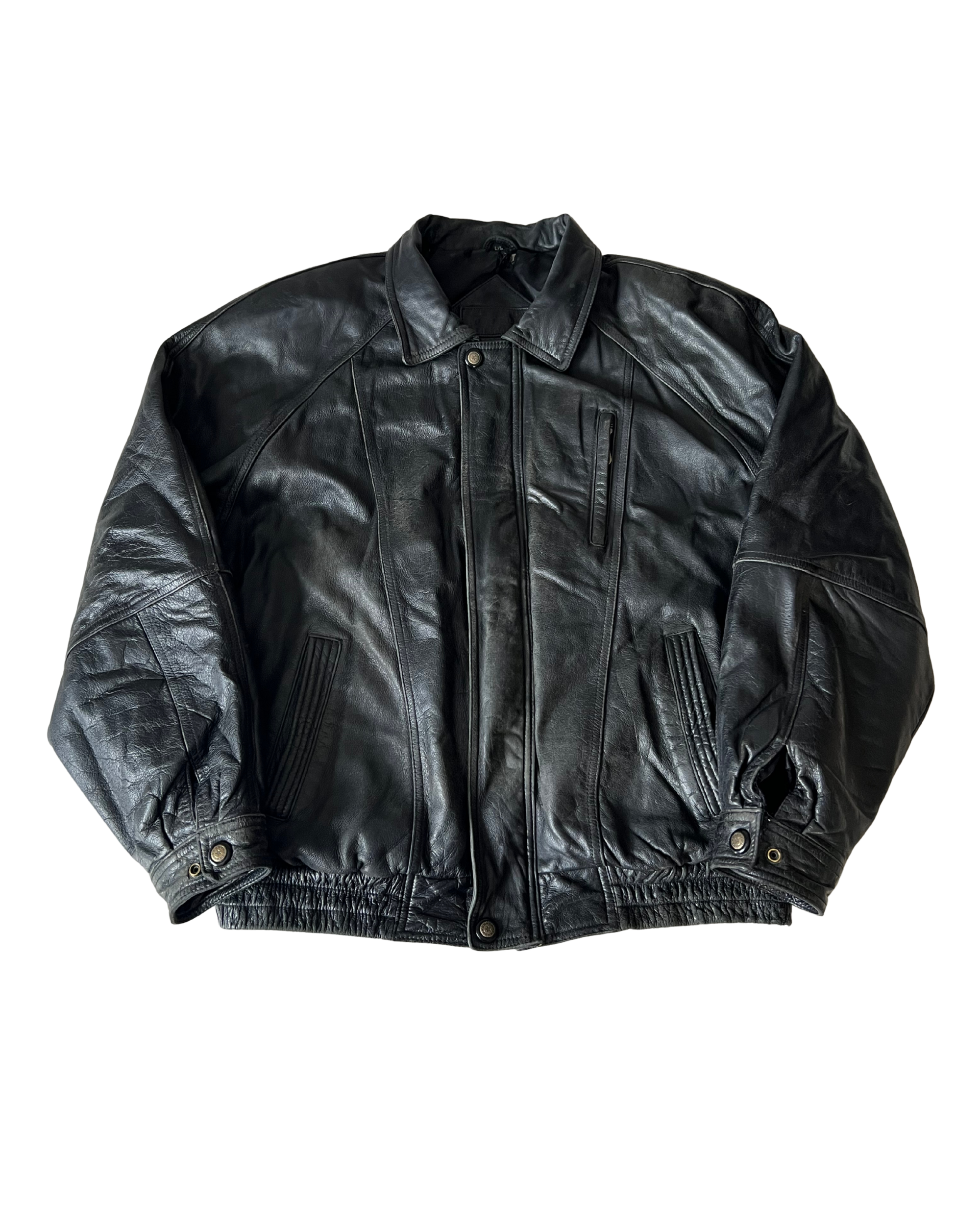 Molly Leather Bomber