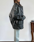 Cosa Nova Leather Bomber