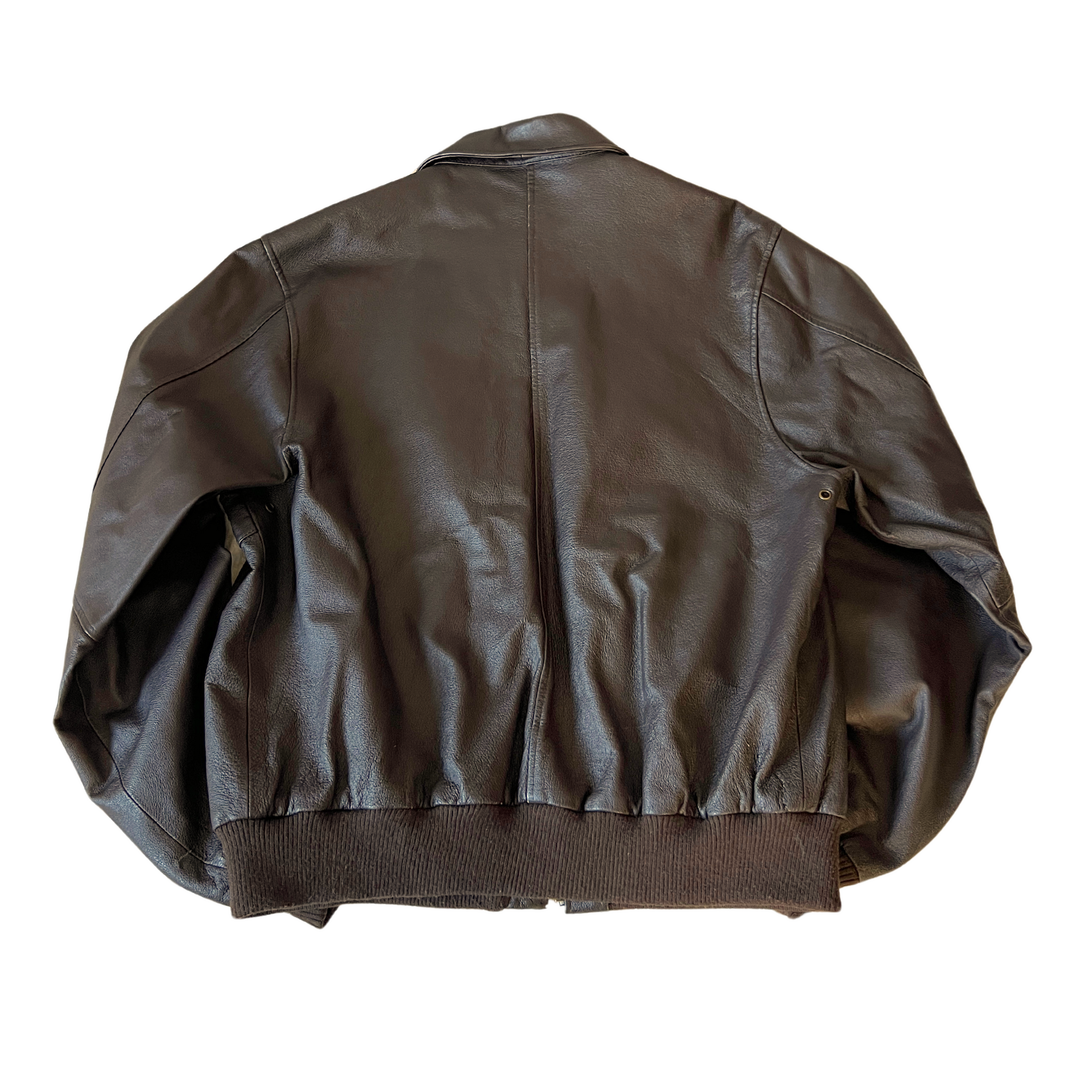 Clara Leather Bomber