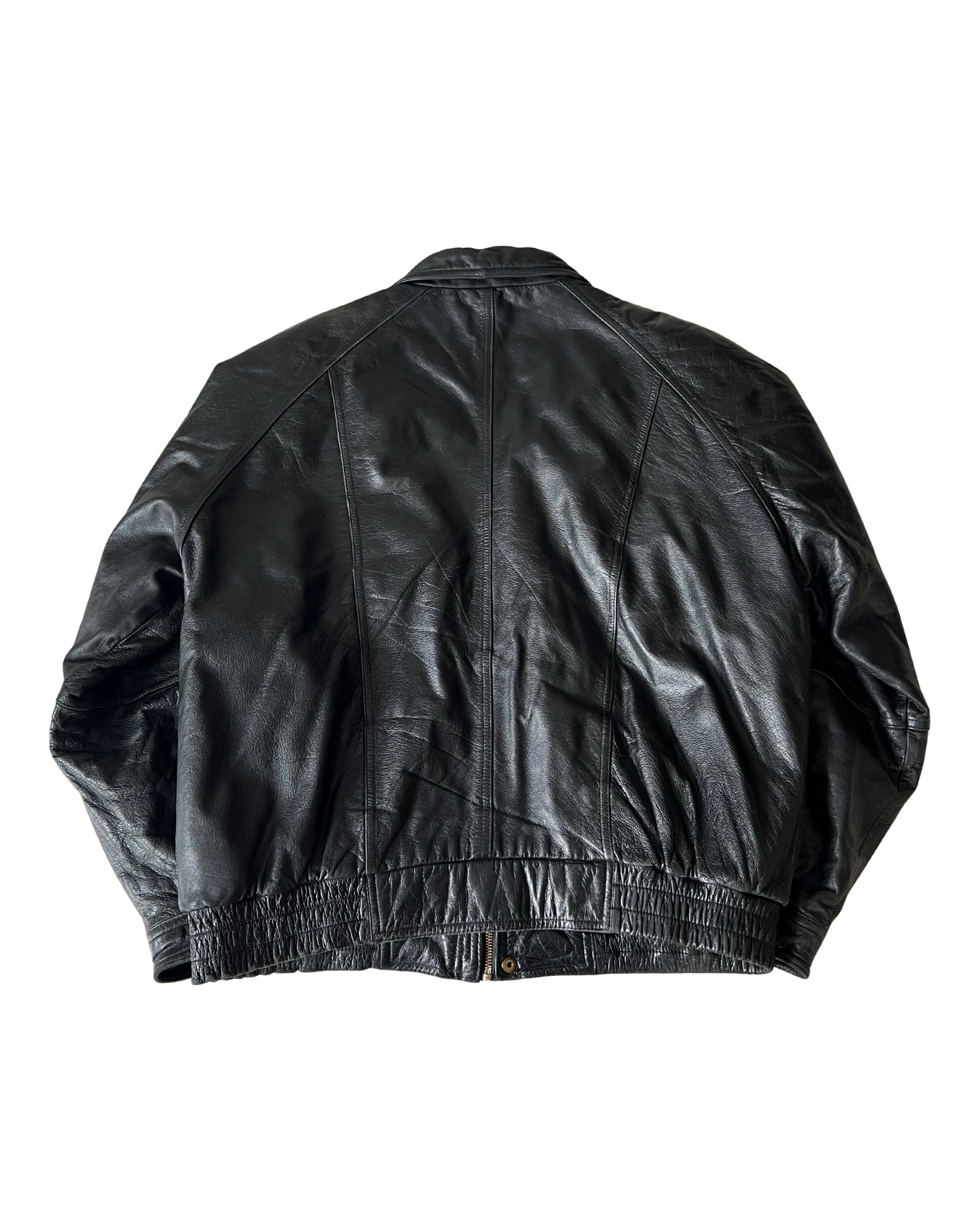 Molly Leather Bomber