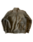 Grace Leather Bomber