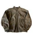 Grace Leather Bomber