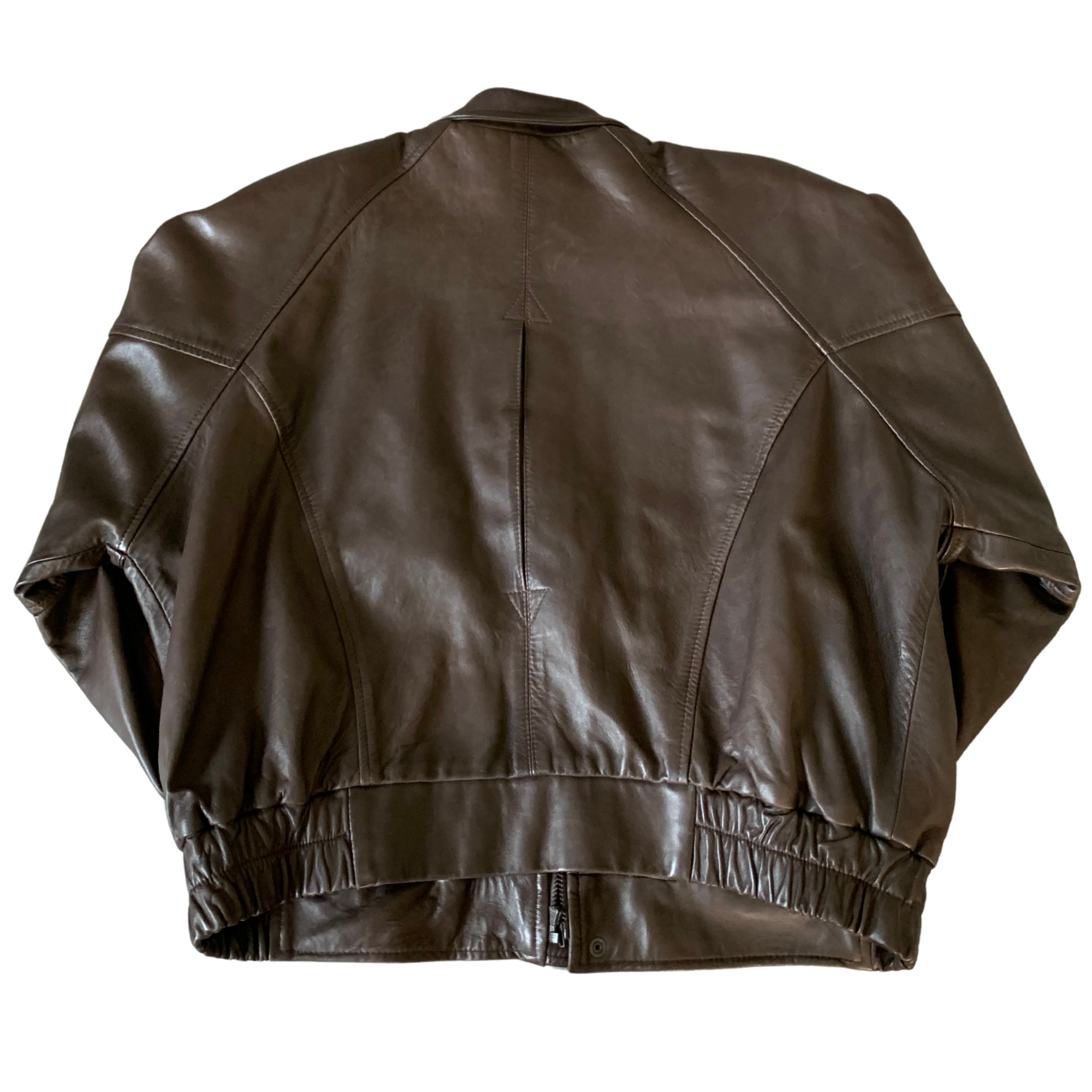 Bainton Leather Bomber