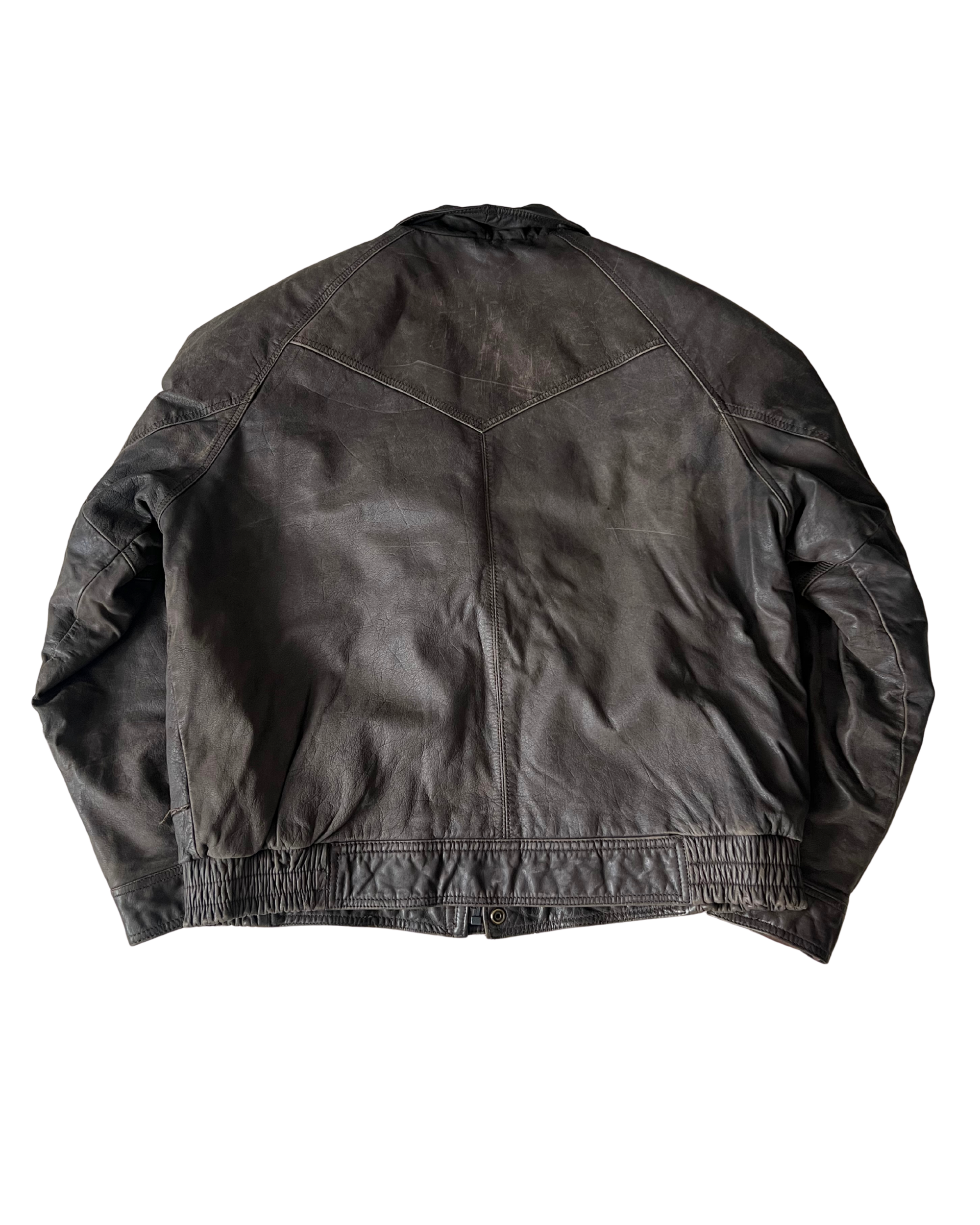 Esguire Leather Bomber
