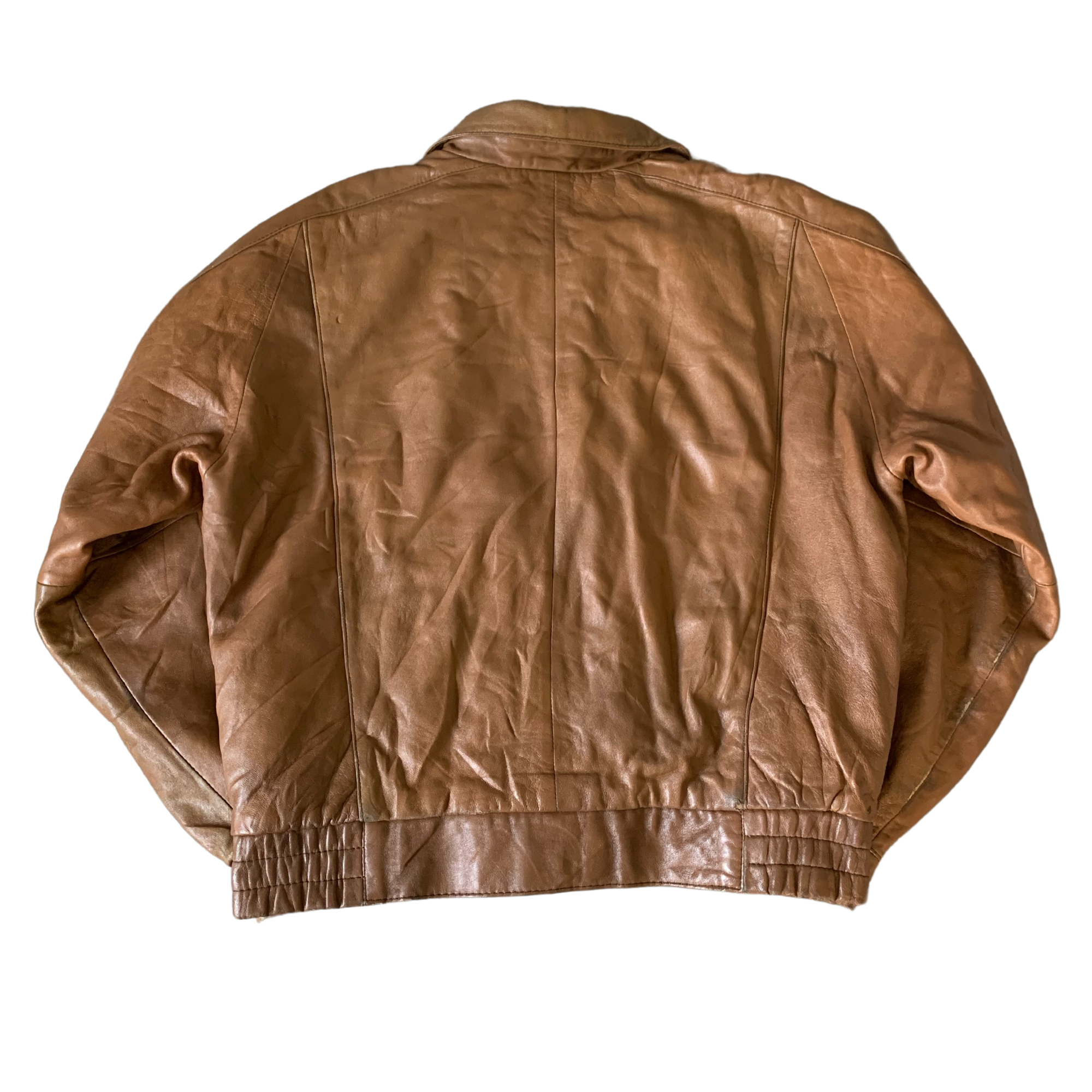 Mirage Leather Bomber