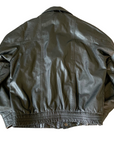 Rice Leather Bomber