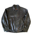 Daisy Leather Bomber