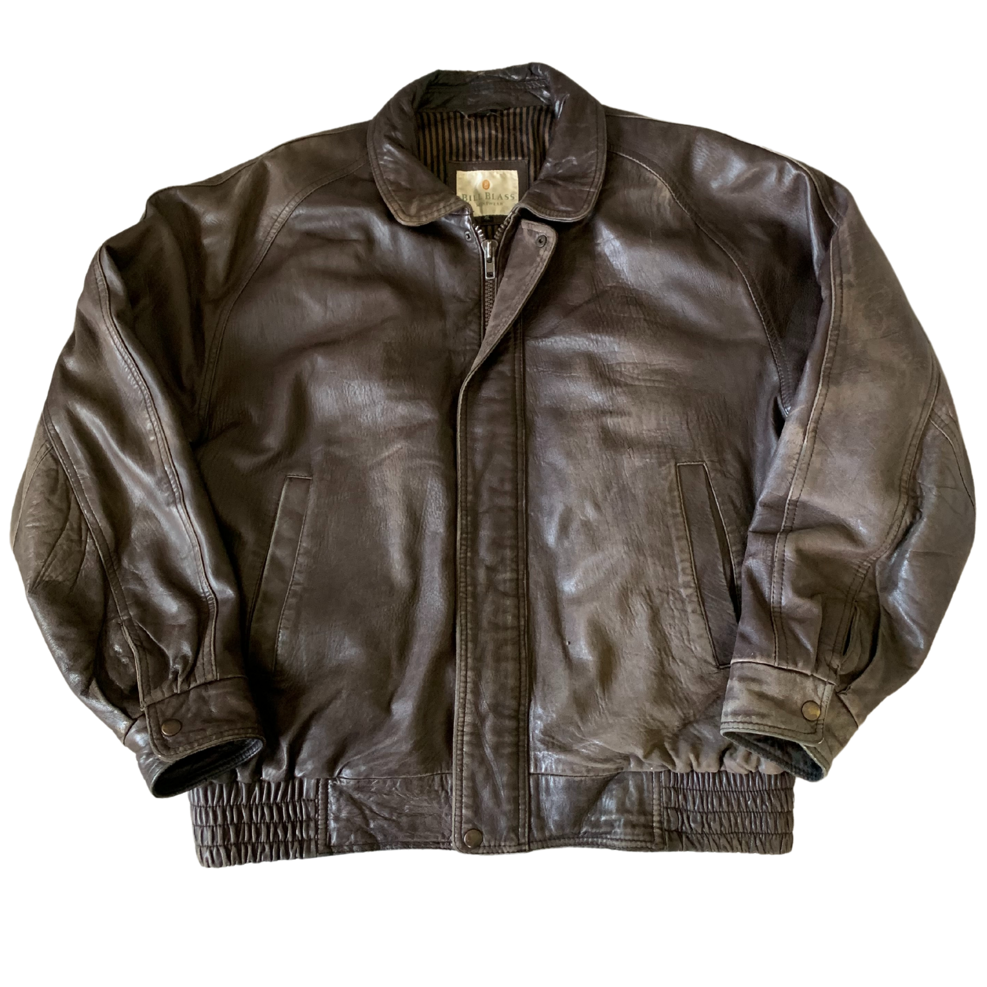 Blass Leather Bomber